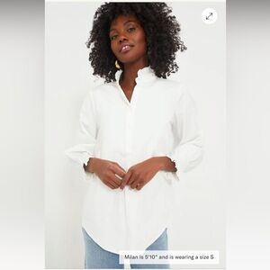 Tuckernuck White Teagan Popover Shirt